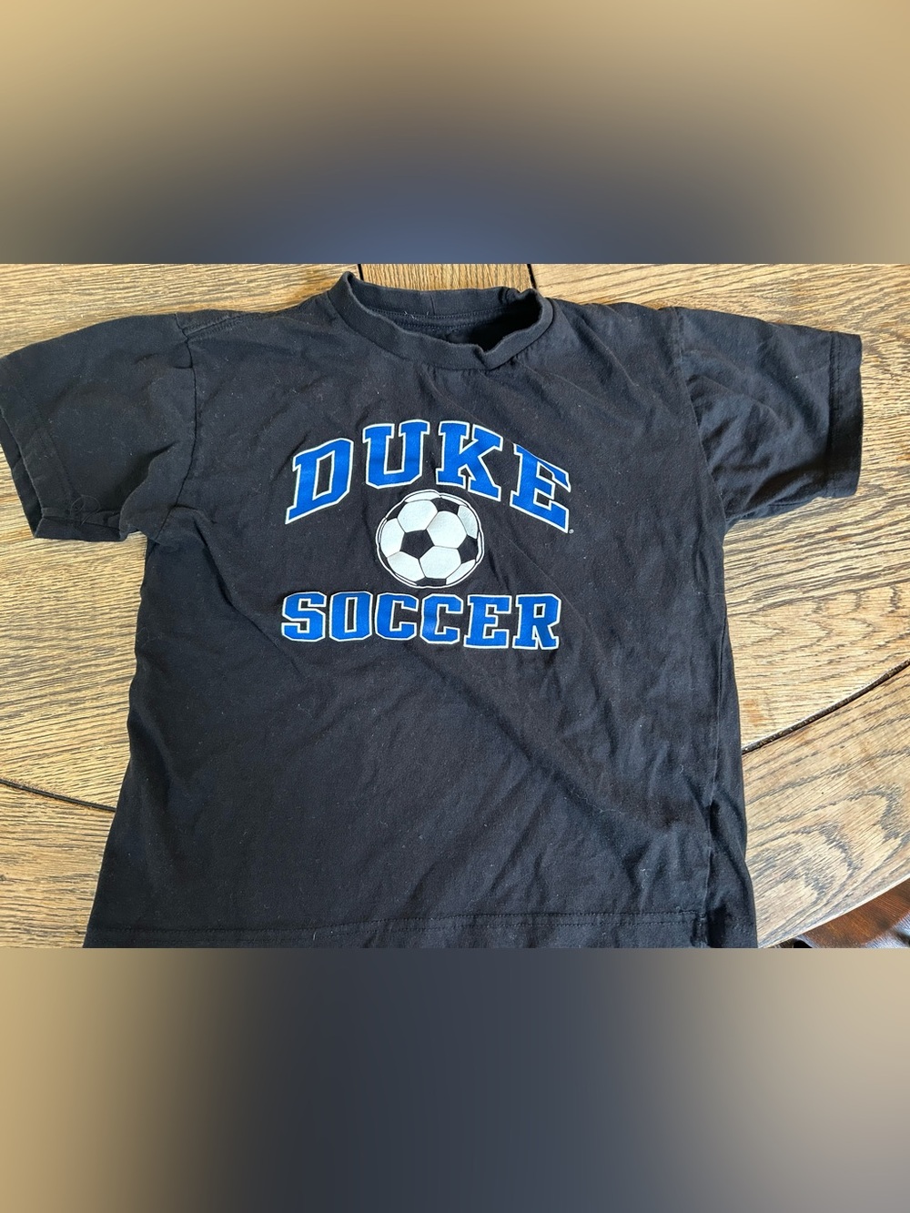 Youth Duke Soccer Black Graphic Tee